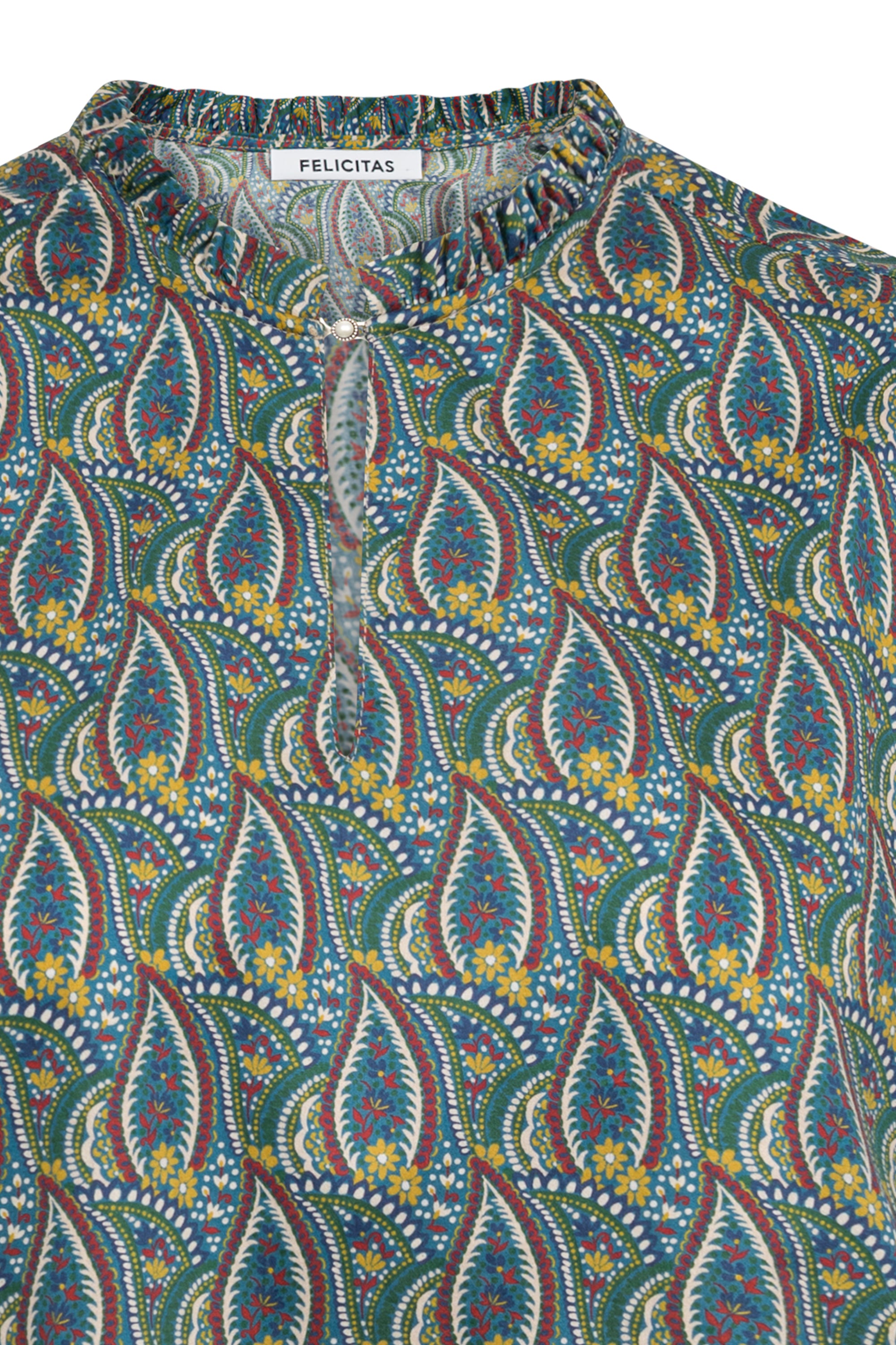 Damen Bluse Baylee Baumwolle Saphir