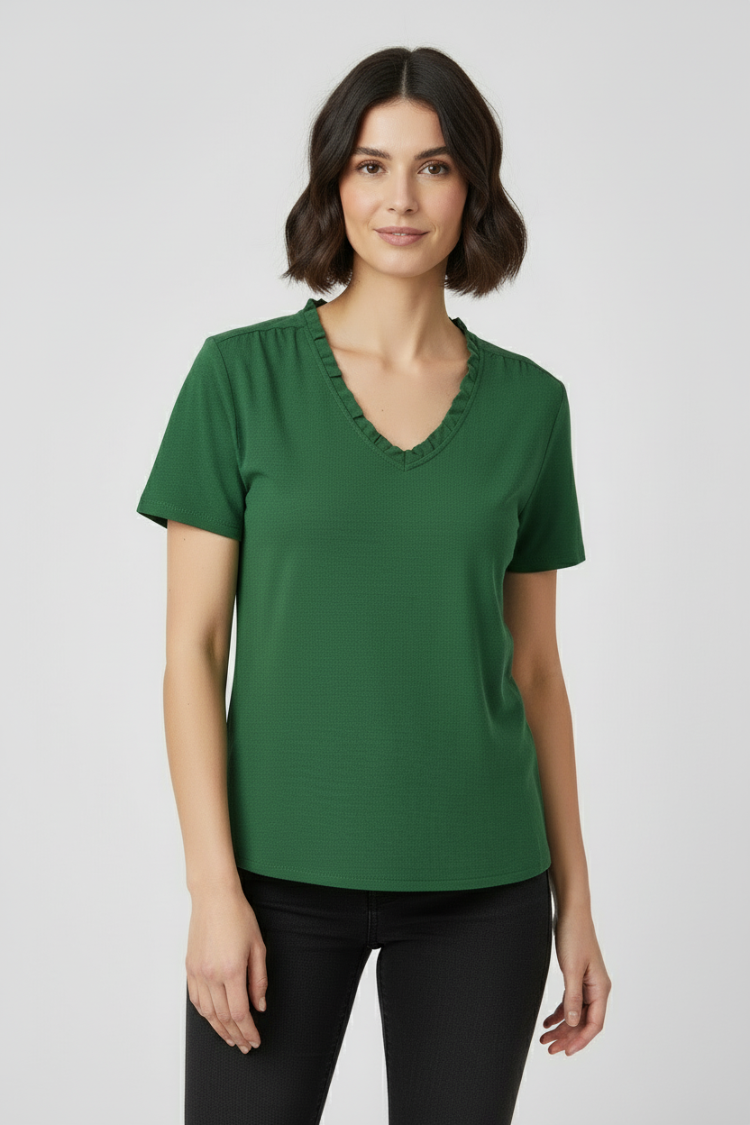 Damen Bluse Bernadette Leinen