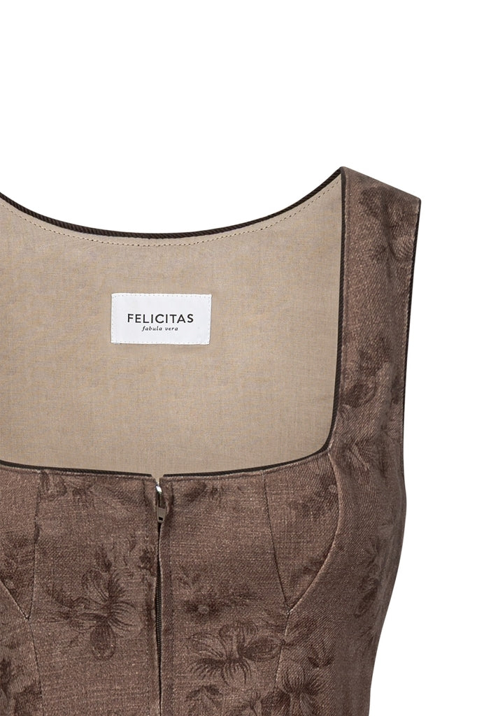 Damen Dirndl Deliah mit Print