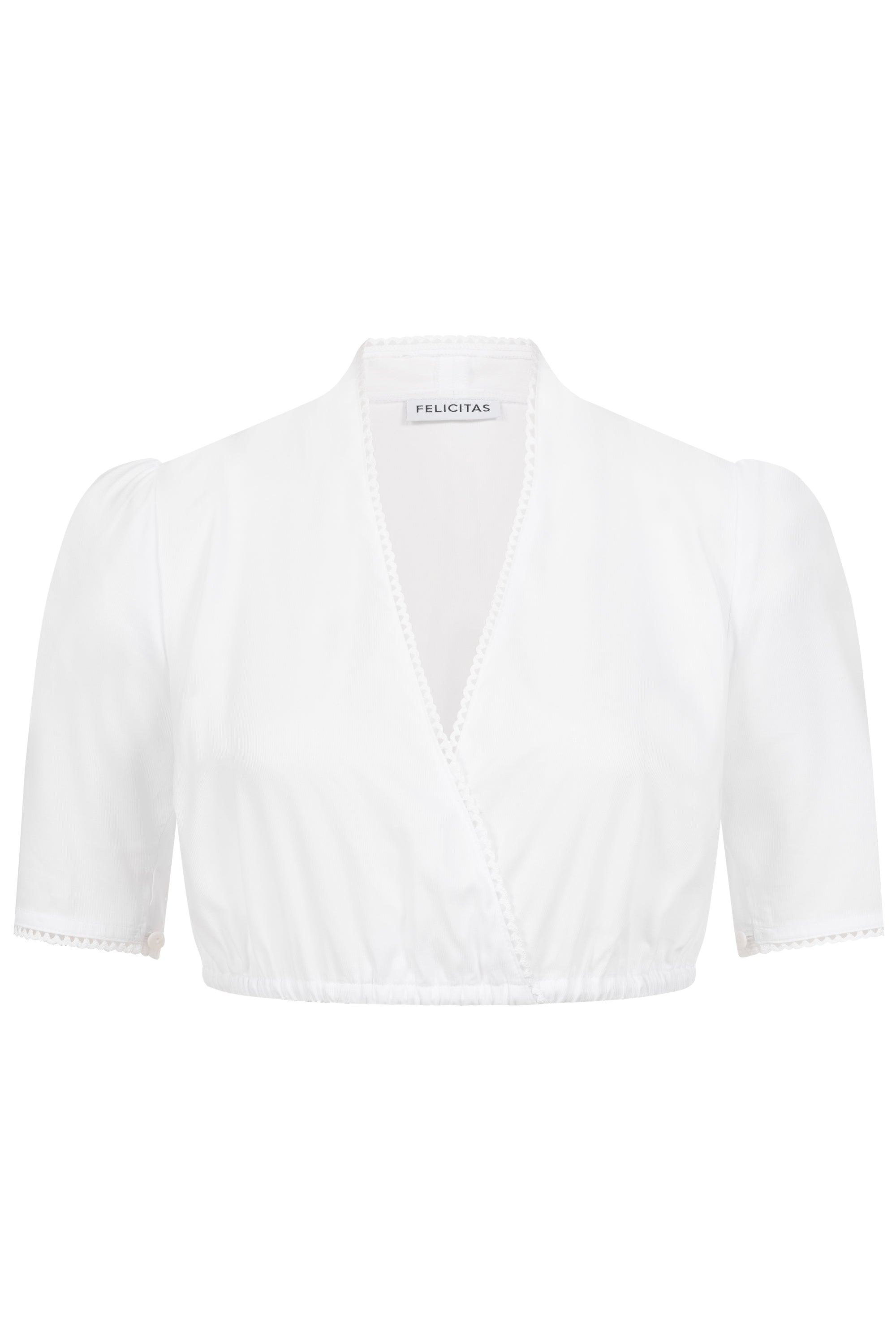 Damen Dirndlbluse Gila Kurzarm