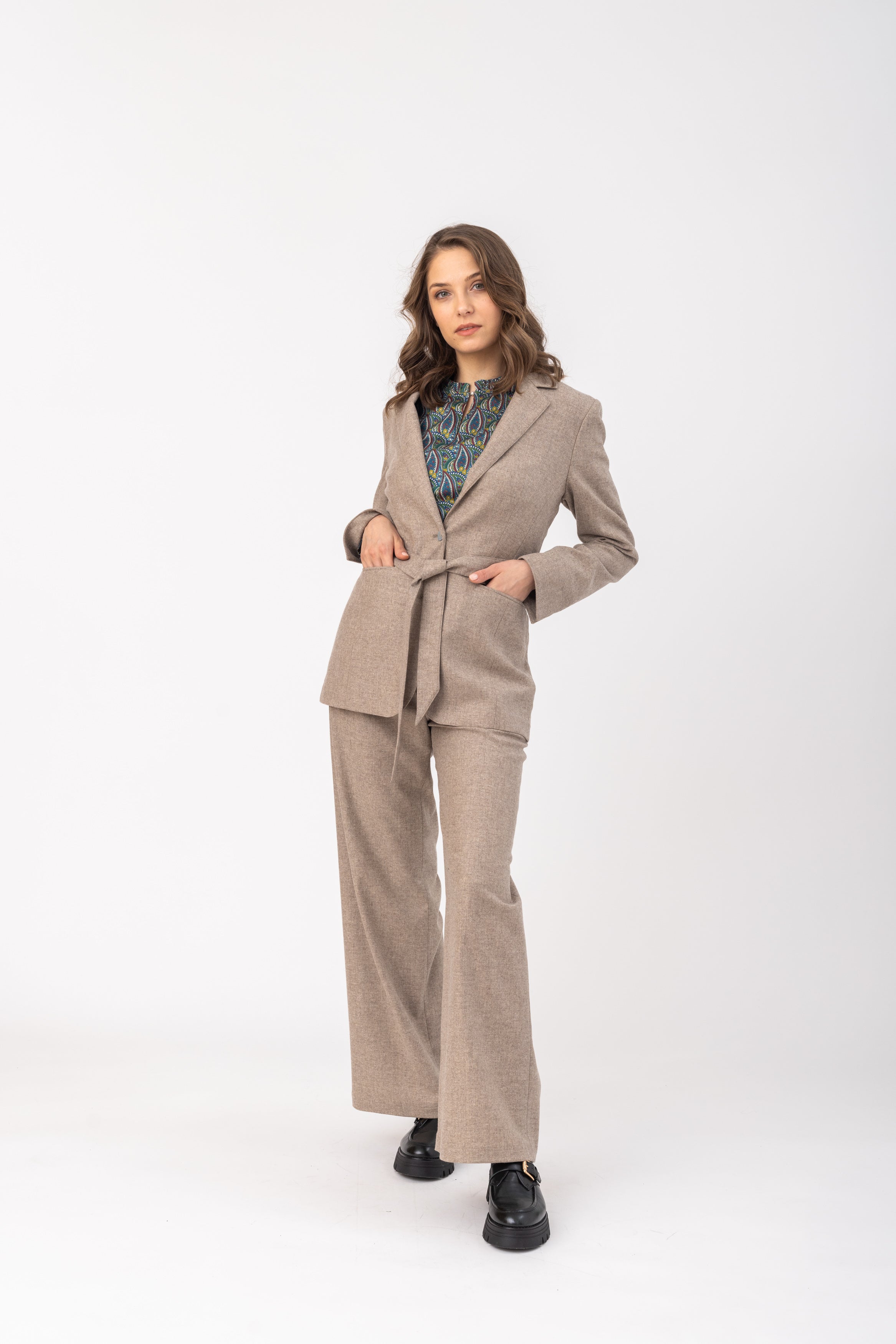 Damen Hose Hildine Wolle