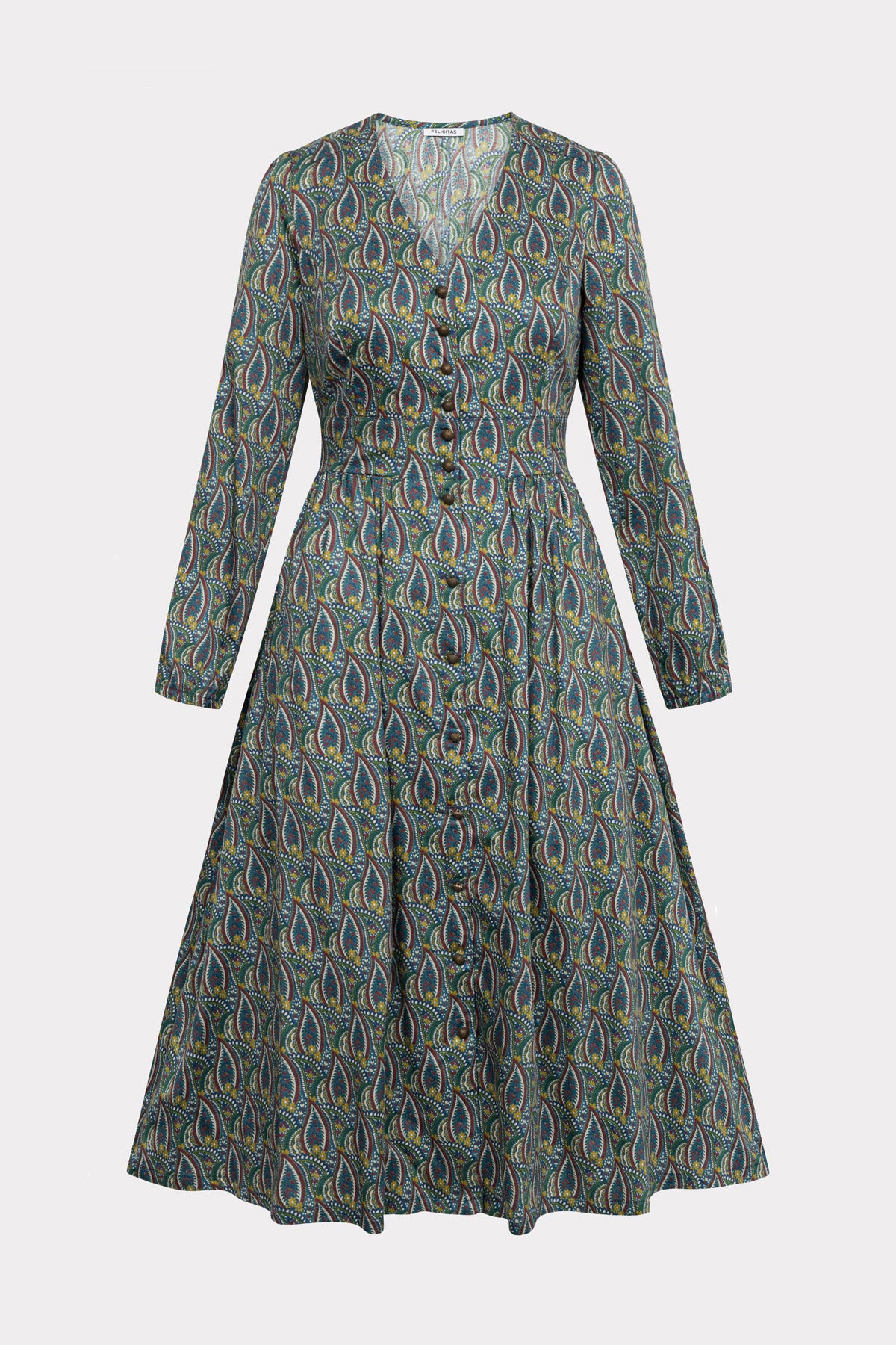 Damen Kleid Karlinda Baumwolle Saphir