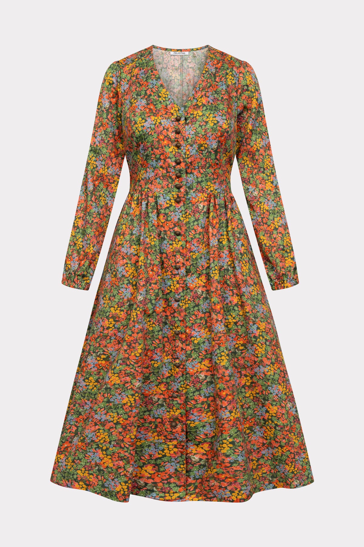 Damen Kleid Karlinda Allover Print