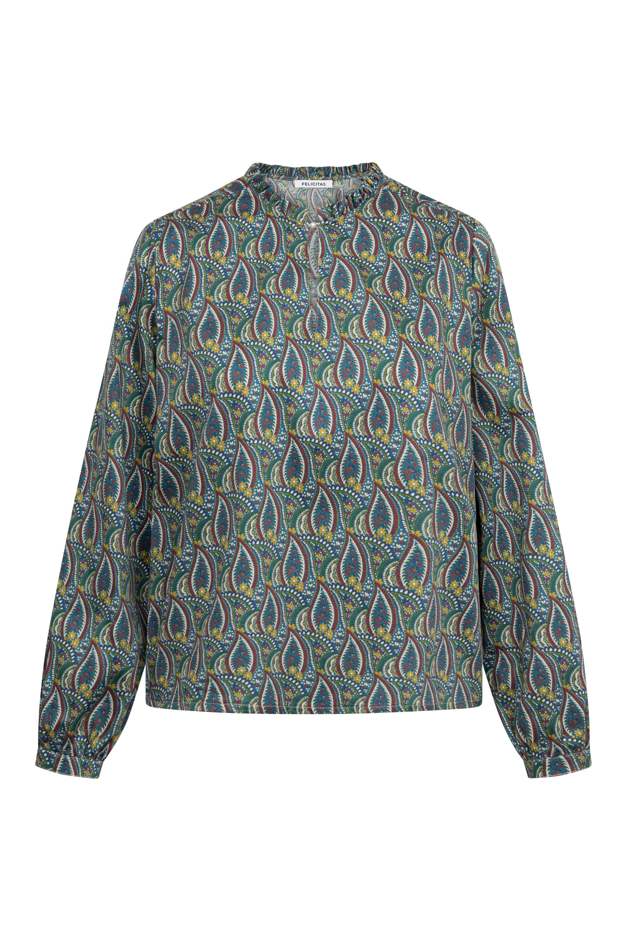 Damen Bluse Baylee Baumwolle Saphir