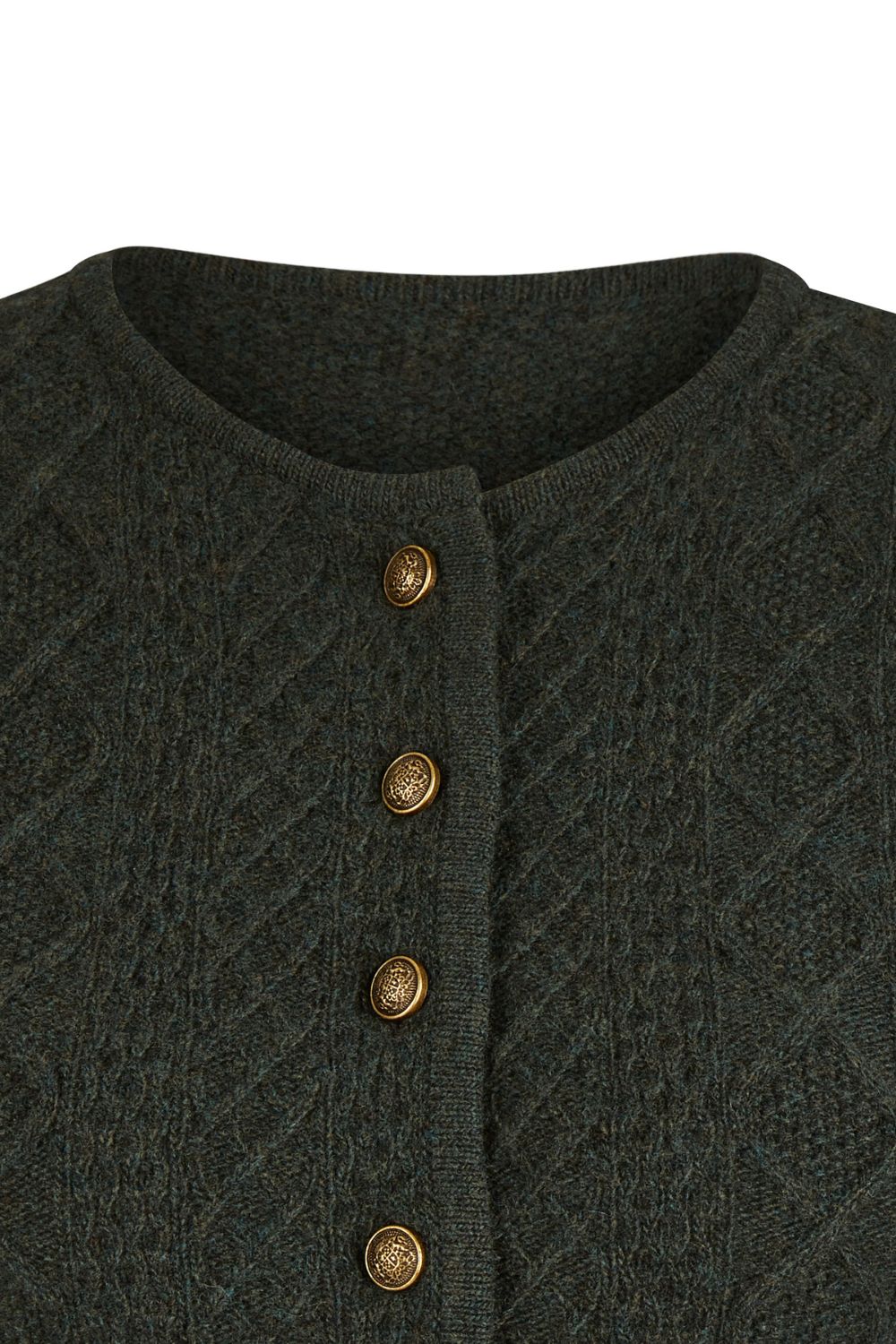 Women's knitted cardigan semolina