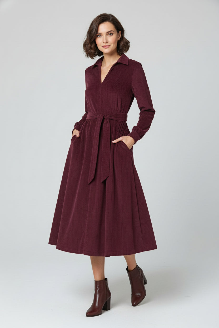 Damen Kleid Keile